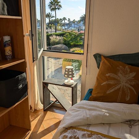 "Le Palmier Dore", Cosy T3 A 3 Minutes A Pied Des Plages, Parking Et Clim 滨海萨纳里 外观 照片